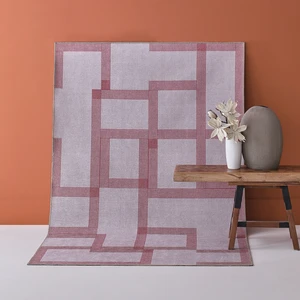 Enza Home Gemar Halı Krem/bordo