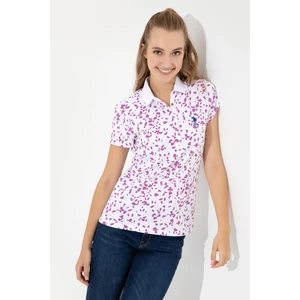 U.S. Polo Assn. Kadın Menekşe T-Shirt 50248980-VR037