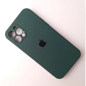 Pirok Store Apple iPhone 12 Pro  Kamera Korumalı Içi Kadife Silikon Kılıf
