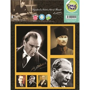1121 Eğitim Etiketi Atatürk Bayrak