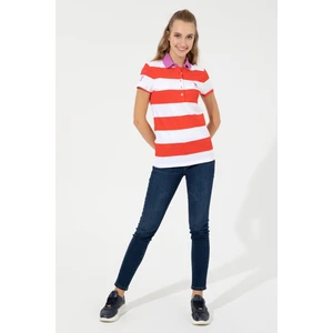 U.S. Polo Assn. Kadın Kırmızı T-Shirt 50249020-VR213