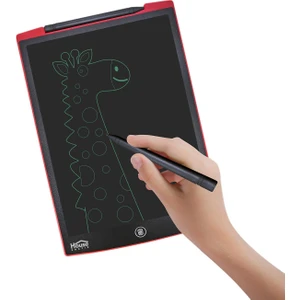 House Pratik HP14 Mıknatıslı Elektronik LCD Yazı Tahtası 12 Inç Kırmızı