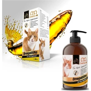 Kediler Için Omega Vitpro Somon Balık Yağı 100 ml