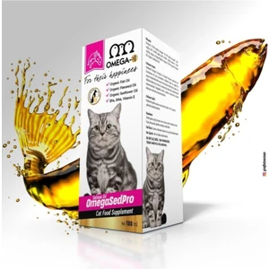 Kediler Için Omega Sedpro Somon Balık Yağı 100 ml