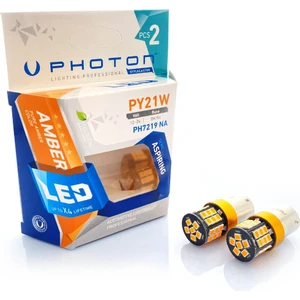PHOTON  PH7219 NA P21W Tek Duy LED  [Exclusive Serie]  TURUNCU LED   [ikili paket]