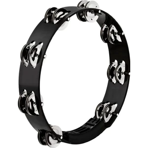 HTT10BK Stainless Steel Jingle 1-Row 10" Tour Tamburin (Siyah)
