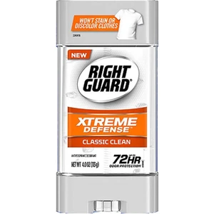 Right Guard Xtreme Defense Classic Clean Antiperspirant Deodorant Jel 113GR