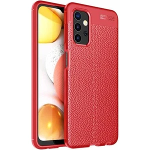 Samsung Galaxy A13 4g Kılıf Silikon Niss Deri Görünümlü + Temperli Kırılmaz Cam