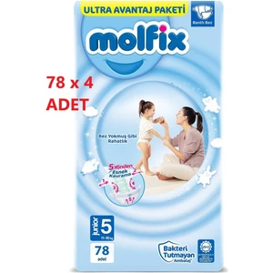 Bebek Bezi 5 Junior 11-18 kg Fırsat Paketi 4 x 78'li