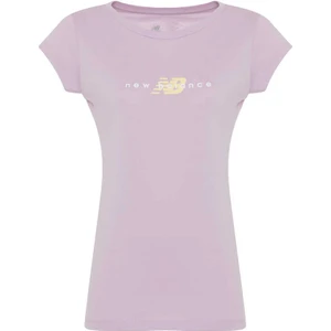 New Balance LOGO TEE Mor Kadın Tişört WTT2033-PBR