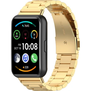 Huawei Watch Fit 2 Uyumlu Metal Baklalı Kordon