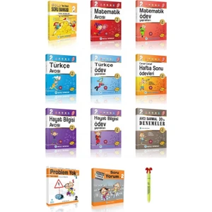 Mutlu Yayıncılık 2. Sınıf Avcısı Serisi Tüm Dersler Set ( 11 Kitap)