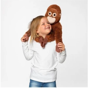 Shiva Gift&More Djungelskog Yumuşak Oyuncak, Maymun, Kahverengi