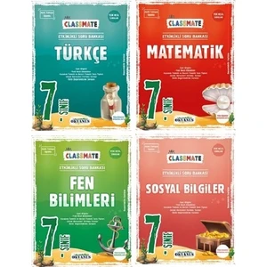 Okyanus Yayınları 7. Sınıf Classmate Türkçe+Matematik+Fen Bilimleri+Sosyal Bilimleri Soru Bankası Seti