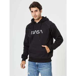 Black Sokak Siyah Erkek Nasa Sweatshirt
