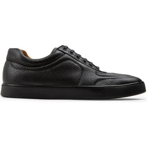 Hakiki Deri Siyah Sneaker Erkek Ayakkabı