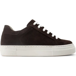 Hakiki Süet Kahverengi Sneaker Kadın Ayakkabı