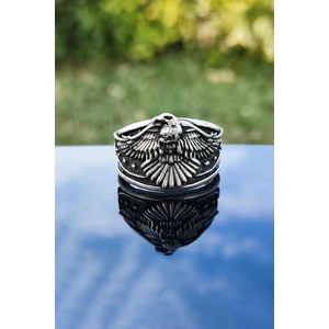 Trend Collection Kartal Figürü Gümüş Kaplama Ayarlanabilir Yüzük