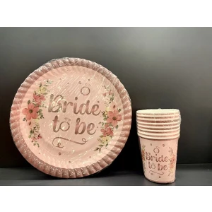 My Party Ready Bride To Be Partisi Tabak Bardak Seti 8 Li