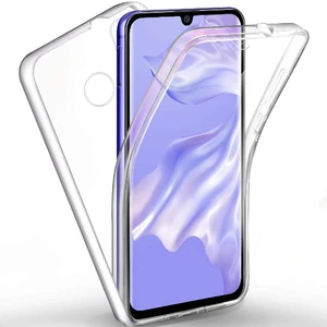 Huawei P30 Lite Kılıf Ön Arka 360 Koruma Şeffaf Silikon