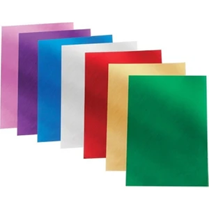Metalik Fon Kartonu 50 x 70 cm Pembe - 5 Adet