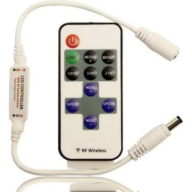 Hazar Led Rf Uzaktan Kumandalı Şerit LED Dimmer LED Işık Kontrolü