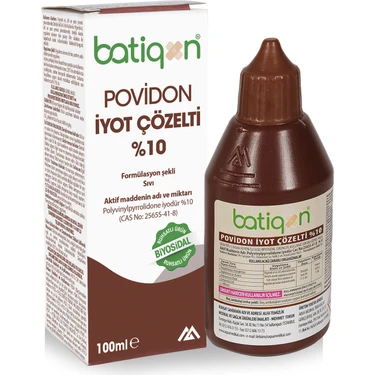 Batiqonix 100 ml Batiqonıx Povidon İyot