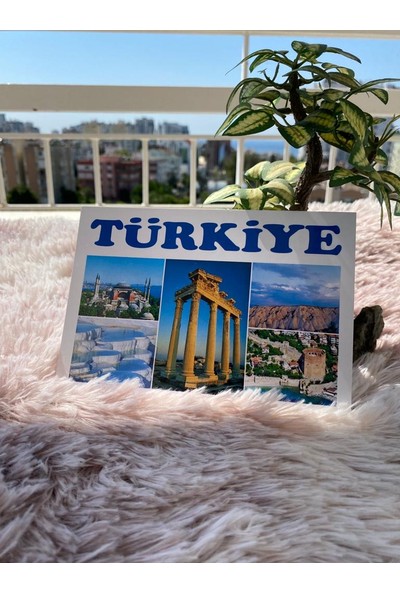 Birrdirbirr Türkiye Kartpostal Kalın Kağıt Tebrik Kartı 10 x 15 cm