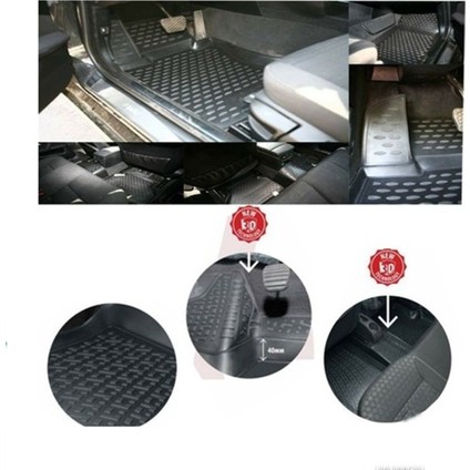 Audı A6-C8 2014 3D X-Mat Havuzlu Paspas 5 Parça indirimleri