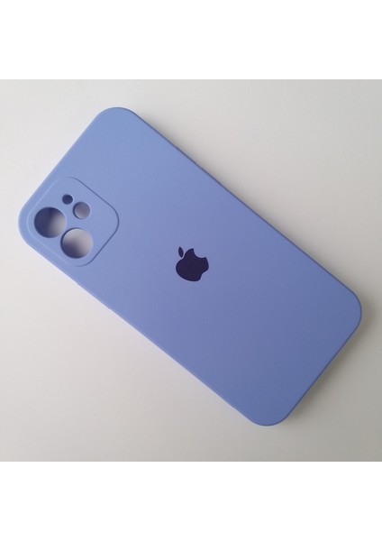 Apple iPhone 12 Kamera Korumalı İçi kadife Silikon Kılıf