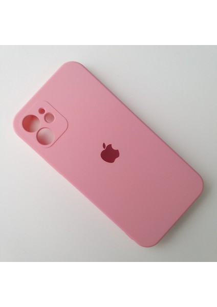 Apple iPhone 12 Kamera Korumalı İçi kadife Silikon Kılıf