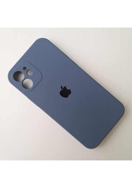 Apple iPhone 12 Kamera Korumalı İçi kadife Silikon Kılıf