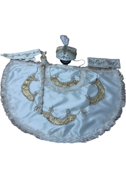 6 Parça Sünnet Seti Krem Gold