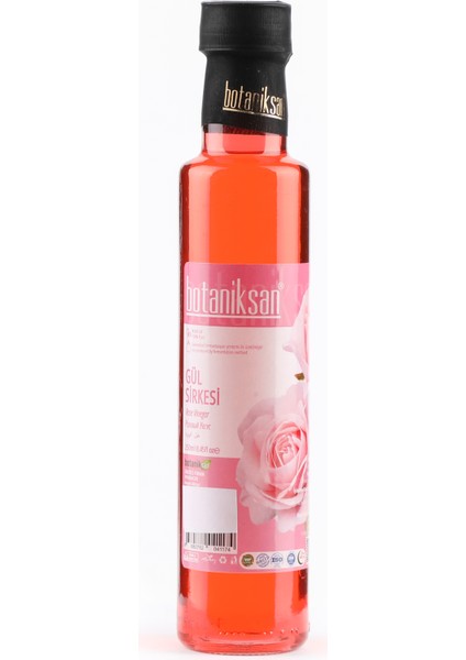 Gül Sirkesi Katkısız Saf 250 ml Gül Sirkesi
