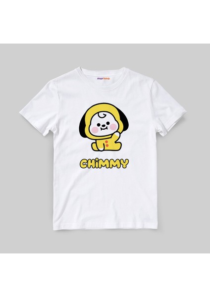 Bts BT21 Chimmy Jimin Baskılı Unisex Tişört T-Shirt Mr-03