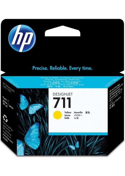 711 CZ132A Sarı Orjinal Kartuş 29ML / HP Designjet T120 HP Designjet T520 Kartuş