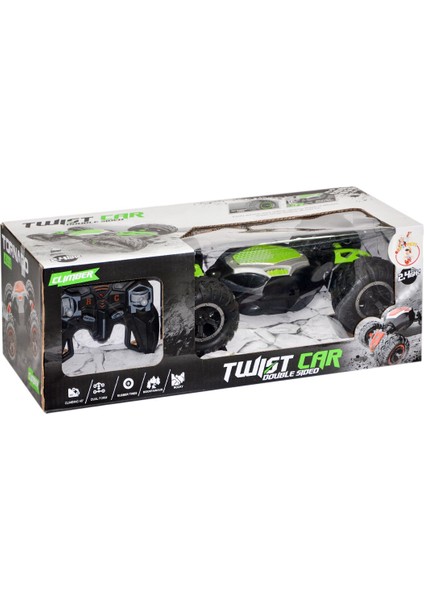 UD2196A Kumandalı Çift Taraflı Twist Car -Gepettoys