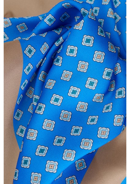 ALTINYILDIZ CLASSICS Erkek Mavi-bej Desenli Mavi Bej Klasik Mendil fiyatları