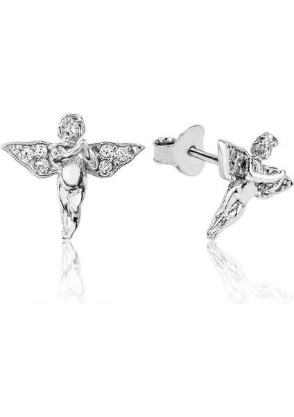 Gümüş Melek Çivili Küpe fiyatları