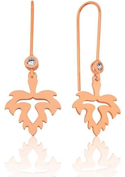 Gümüş Yaprak Sallantılı Küpe fiyatları