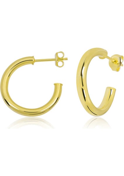 Gümüş Çivili Halka Küpe modelleri