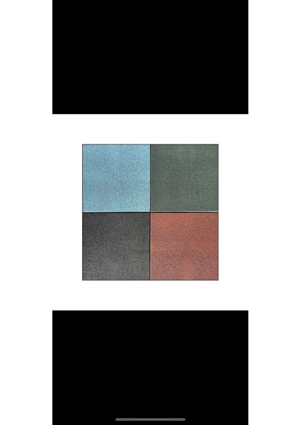 Kauçuk Esnek Zemin 40 x 40 cm