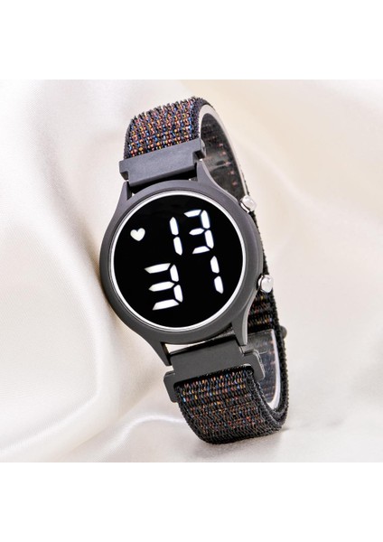 Hayalet Ekran Dijital Kadran Cırt Kordon Unisex Çocuk Saati ST-304181