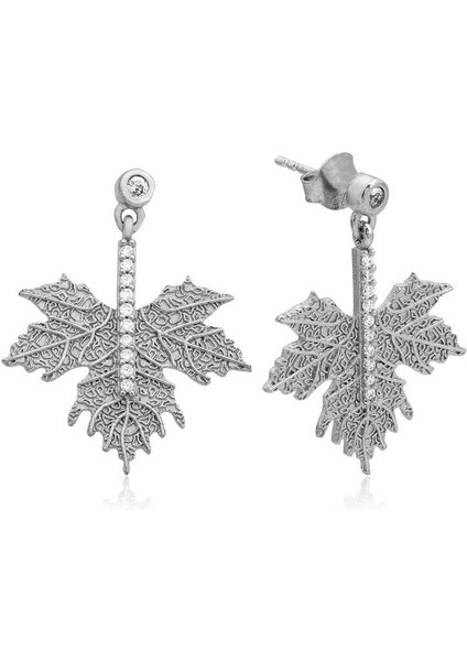 Gümüş Çınar Yaprağı Küpe fiyatları