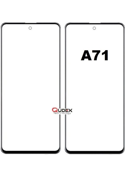 Samsung A71 SM-A715 Dokunmatik Okalı Ön Cam Lens