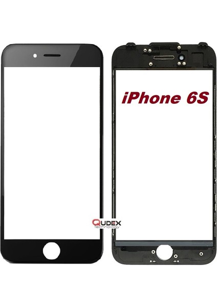 Apple iPhone 6s Dokunmatik Çıtalı Okalı Ön Cam Lens