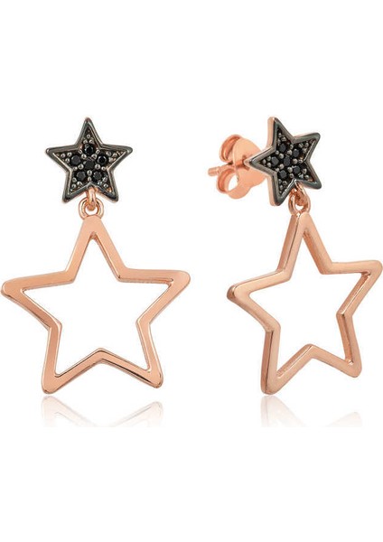 Gümüş Yıldız Küpe