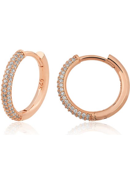 Gümüş Halka Bayan Küpe