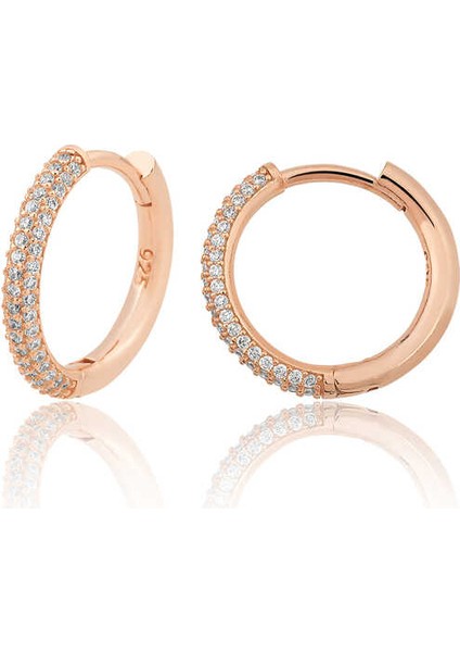 Gümüş Halka Bayan Küpe