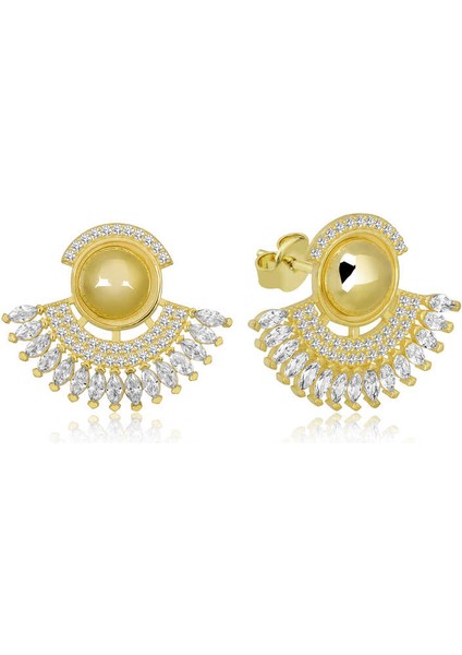 Gümüş Zirkon Taşlı Bayan Küpe fiyatları